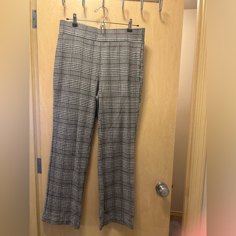 Time and Tru womens Black and White Checkered Pants